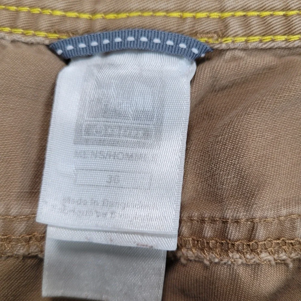 The North Face Y2K Mens Khaki‎ Cotton Twill Utility Carpenter Shorts Tan Size 36